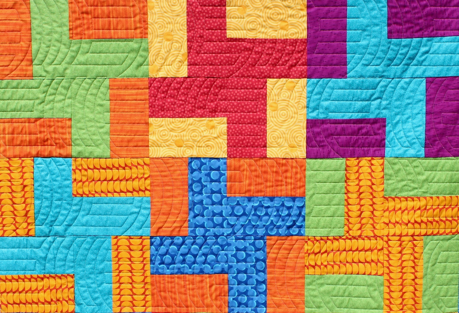 Bright Baby Quilt Crib Quilt Gender Neutral Baby Quilt Baby Etsy