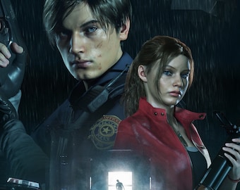 Resident Evil Poster Etsy
