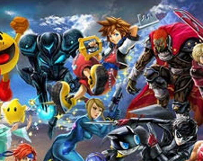 Smash Ultimate Classic Mode Mural Etsy