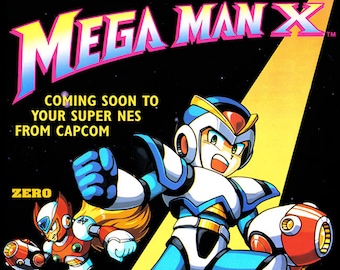 Nintendo Power Mega Man X - Etsy