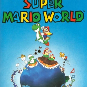 Affiche promotionnelle de Super Mario World