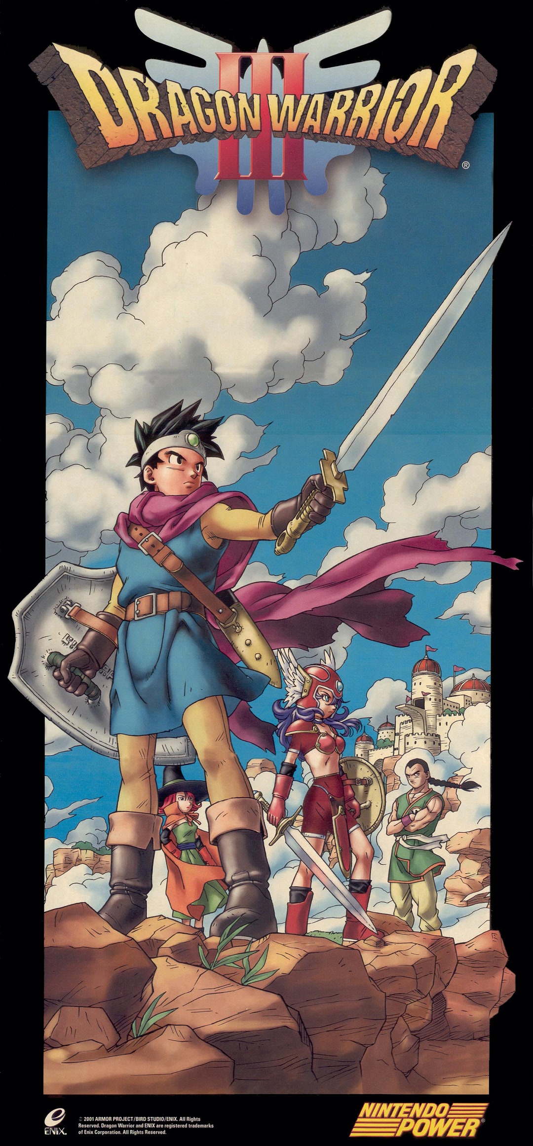 Dragon Quest Nintendo Power Poster - Etsy