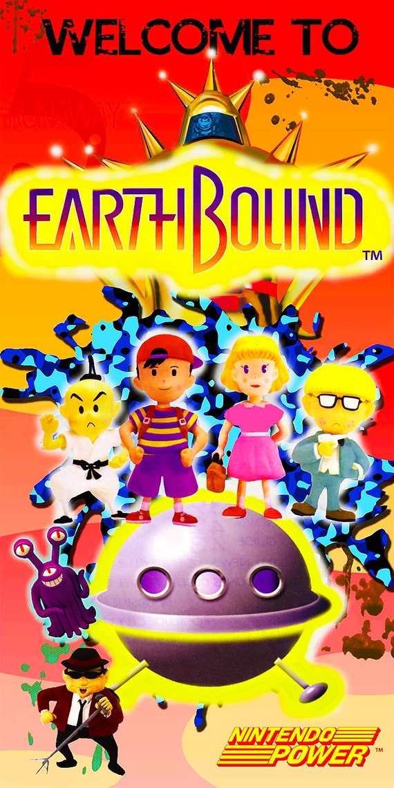 Nintendo Power Earthbound Etsy