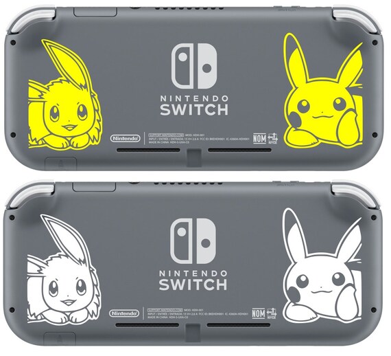 Pikachu And Eevee Nintendo Swith And Switch Lite Lite Pokemon Decal