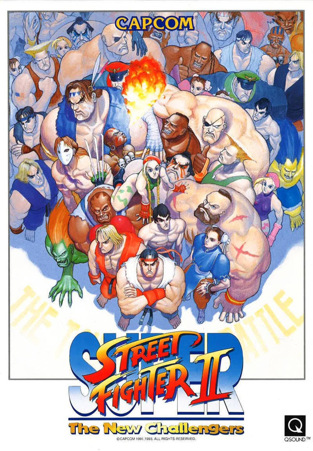 貴重 ポスター　スーパーストリートファイター Super Street Fighter Promotional Poster - Etsy 日本