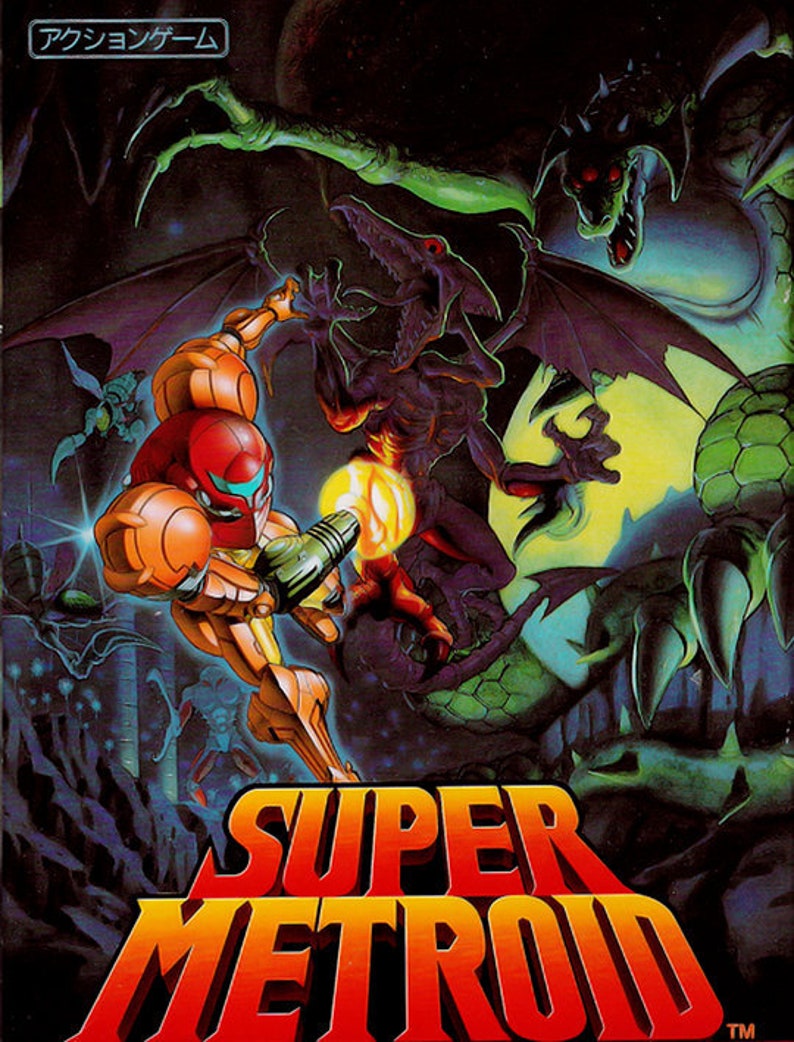 Super Metroid CLassic Poster 