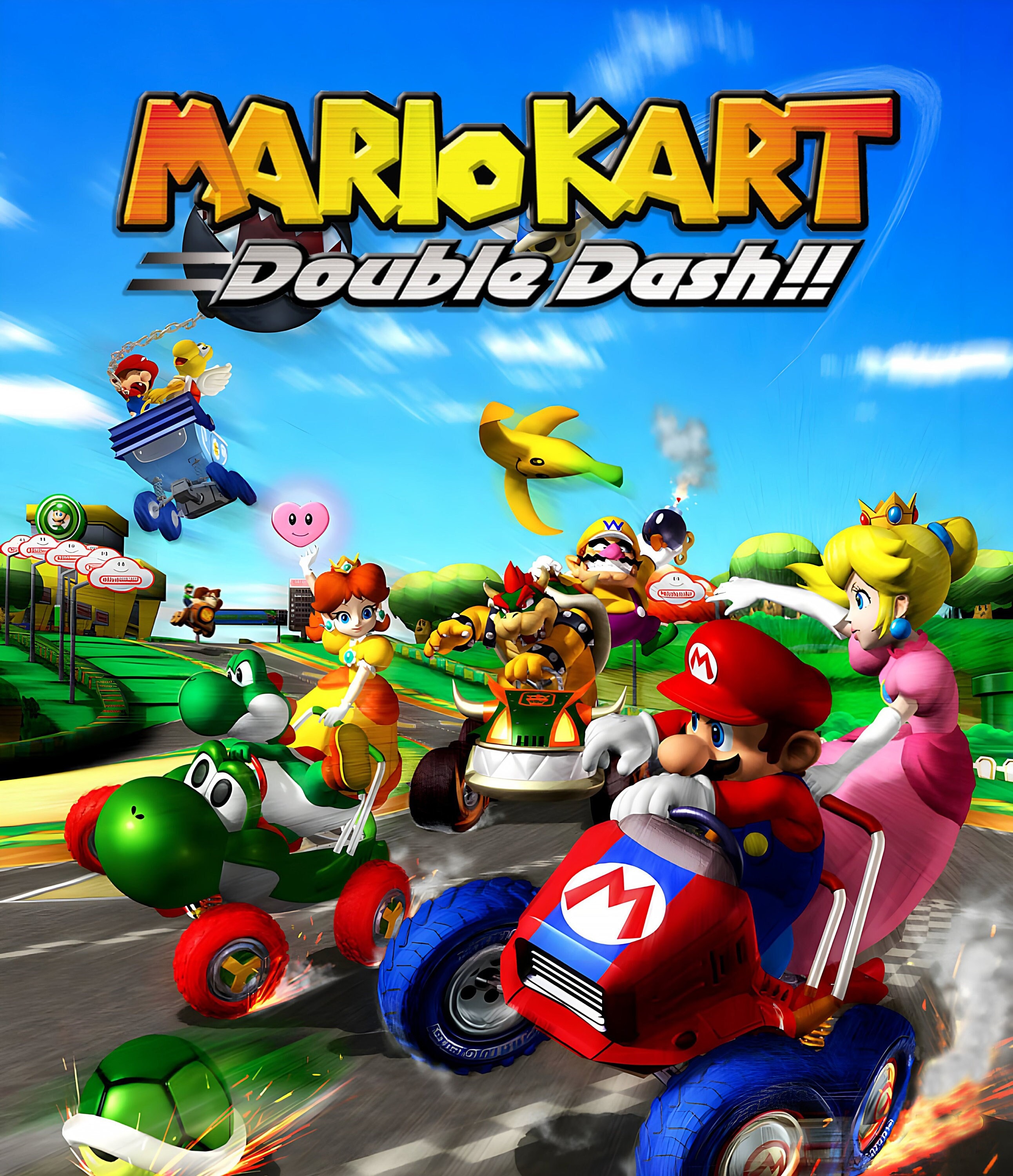 Mario Kart Double Dash Luigi Circuit Mario Kart Double Dash Art