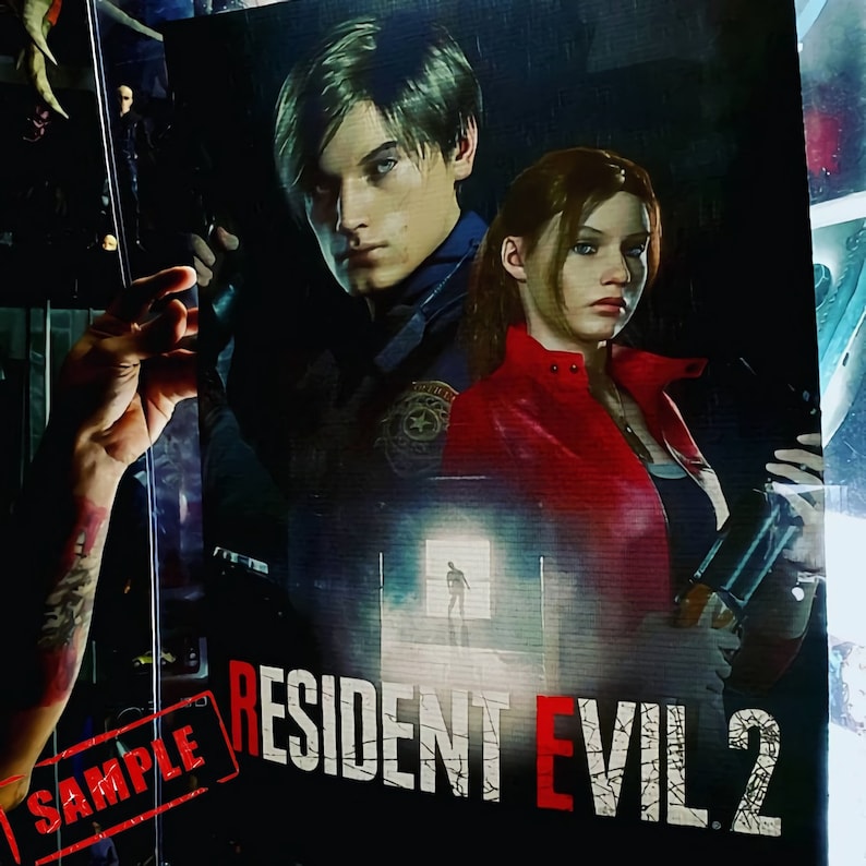 Resident Evil 3 Remake Poster Etsy