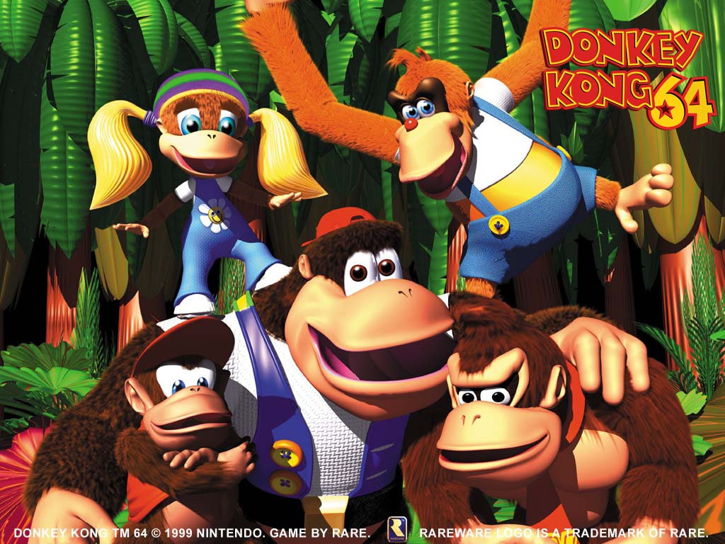 Donkey Kong 64 Retro Poster Etsy