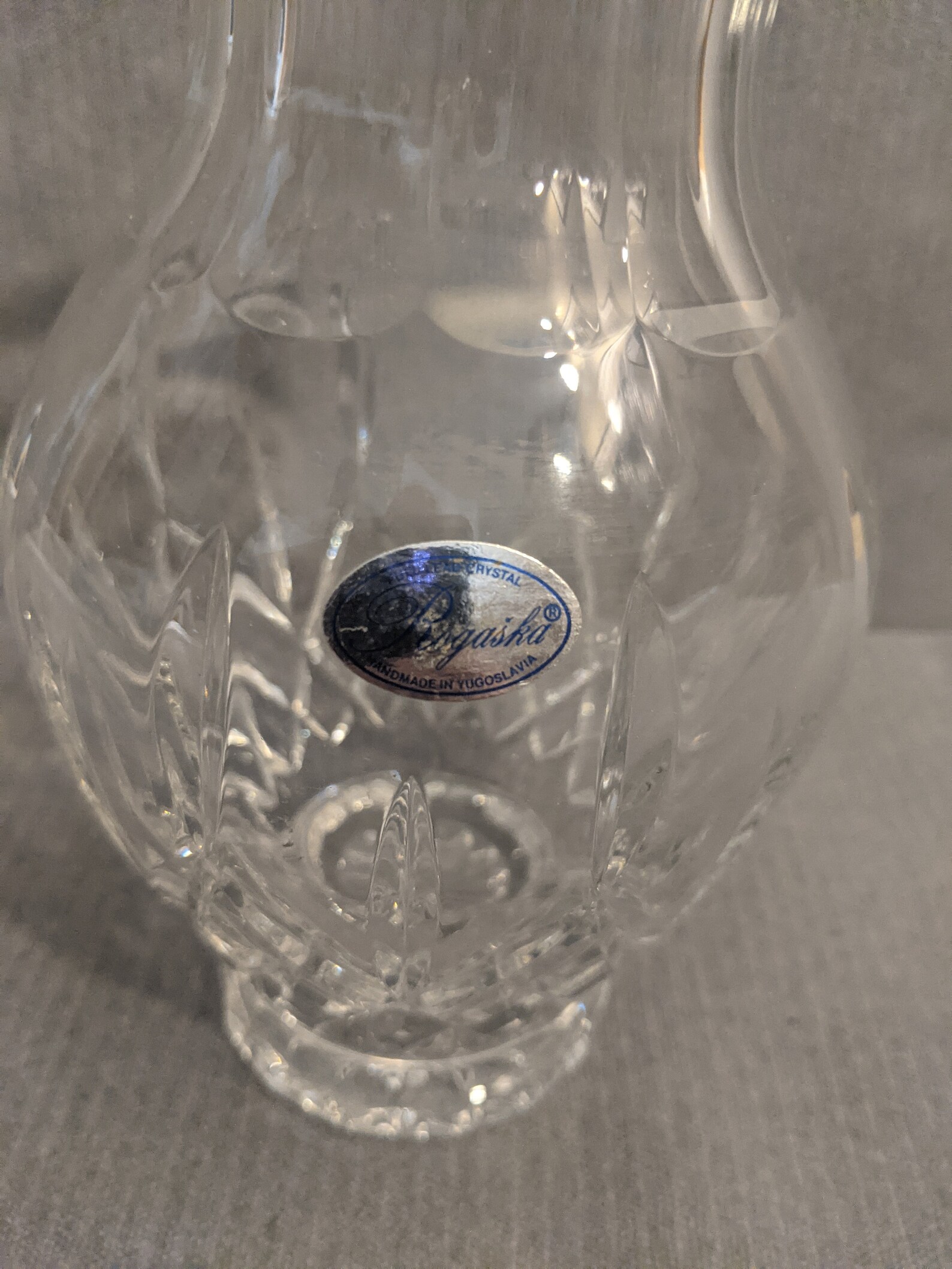 From Yugoslavia Rare Full Lead Crystal Heavy Cut Rogaska Etsy