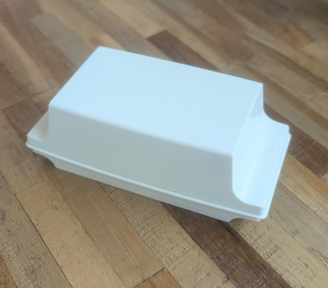 Tupperware Butter Vintage Tupperware Butter Dish - Beige Container - Etsy