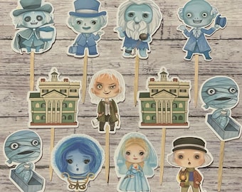 The Haunted Mansion Cupcake Toppers