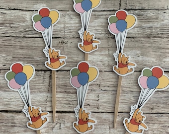 Winnie the Pooh Cupcake Toppers