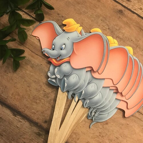 Dumbo Cupcake Toppers Etsy