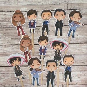The Umbrella Academy Cupcake Toppers