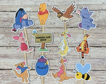 Winnie the Pooh and Friends Cupcake Toppers