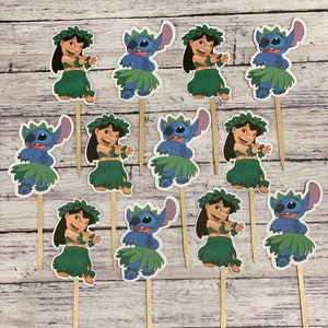 Lilo & Stitch Cupcake Toppers