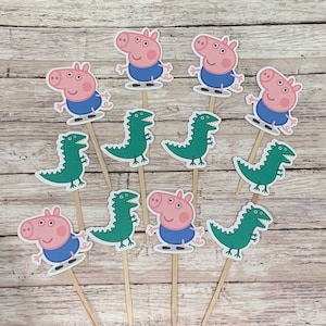 Peppa Pig Cupcake Toppers