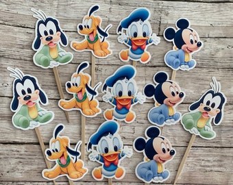 Mickey and Friends Cupcake Toppers