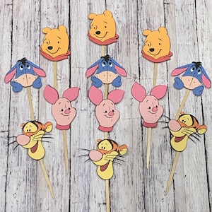 Pooh and Friends Cupcake Toppers