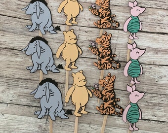 Pooh and Friends Cupcake Toppers