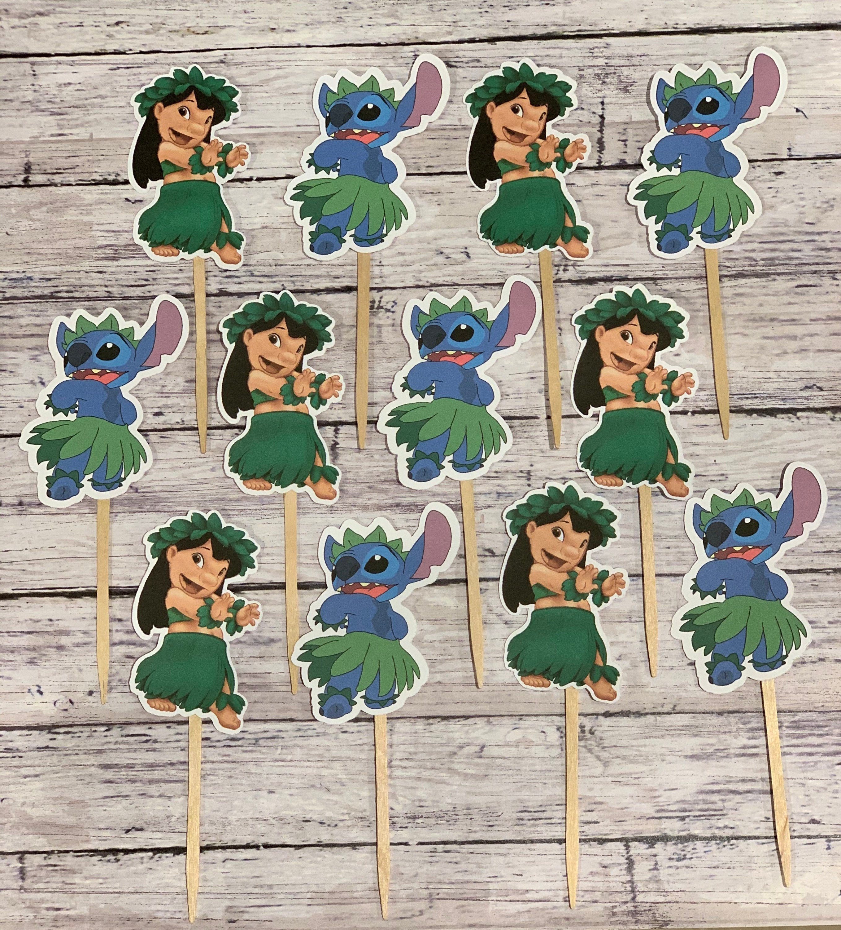 Lilo & Stitch Cupcake Toppers 