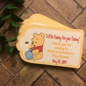 Winnie the Pooh Thank You Tags