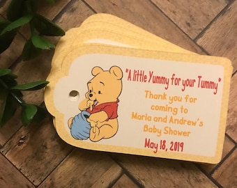 Winnie the Pooh Thank You Tags