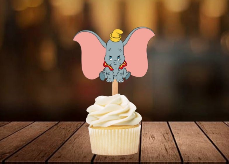 Dumbo Cupcake Toppers Etsy