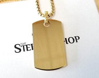 etsy dog tag necklace