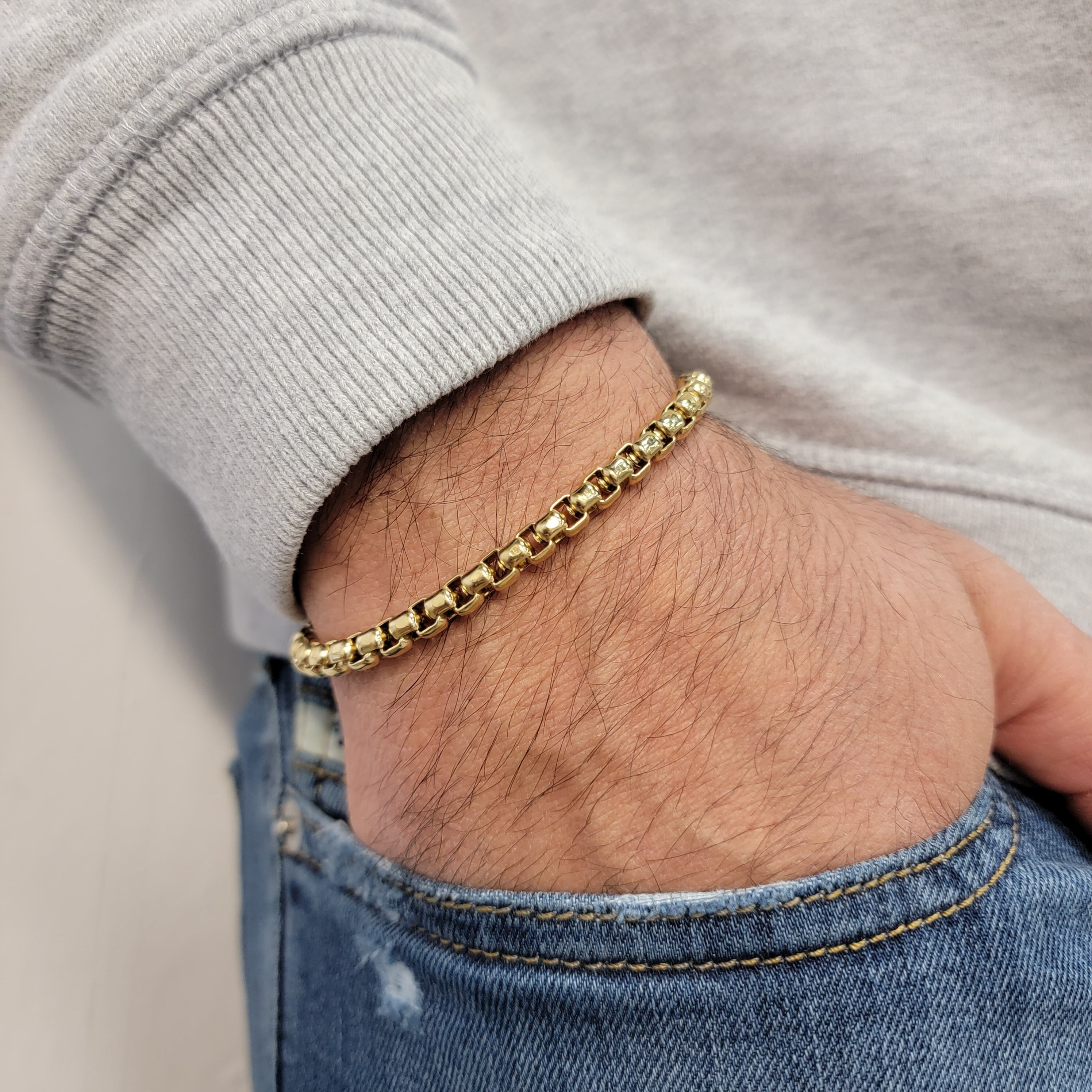 Box Chain Bracelet - Gold