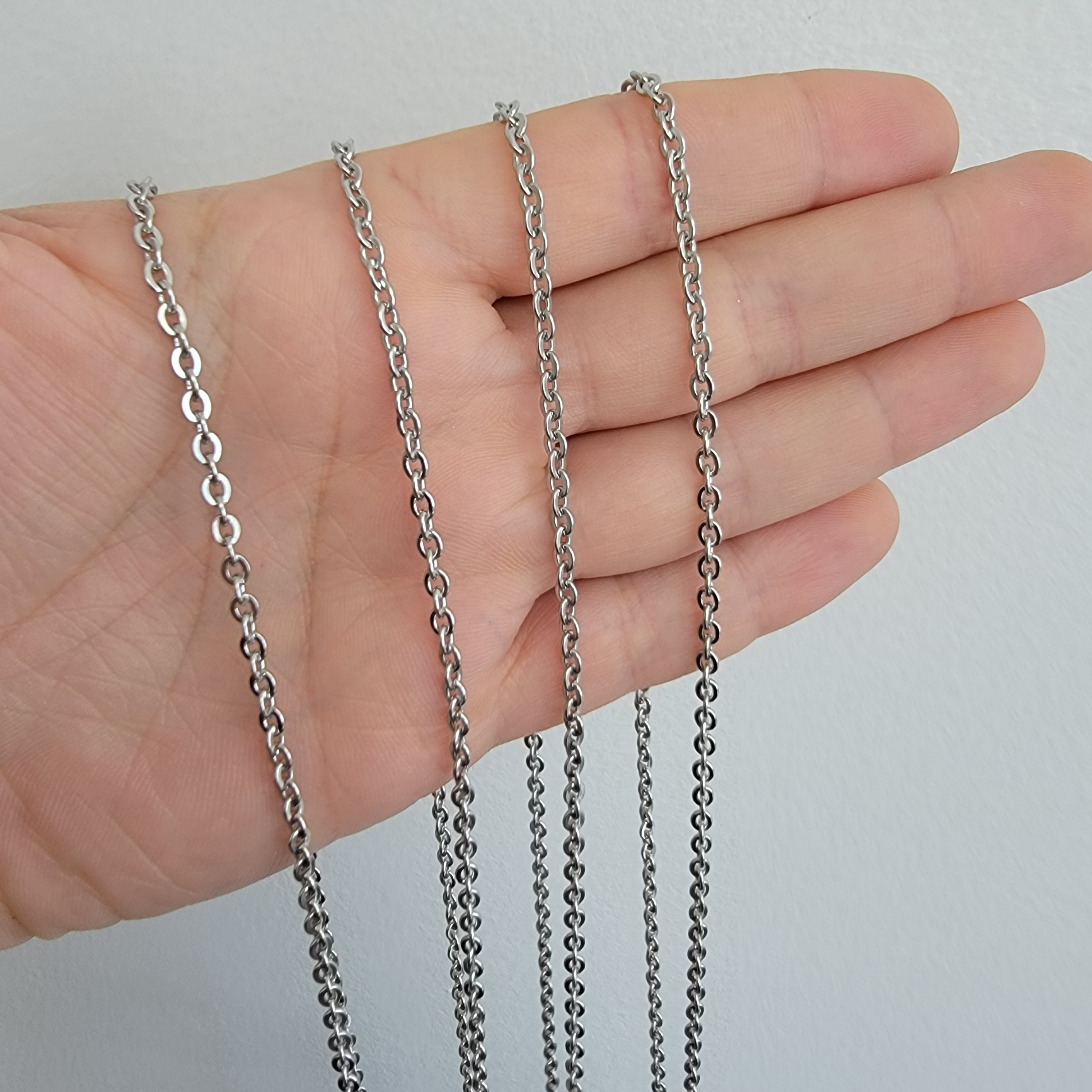 Gold 29.5Feet/9Meters Stainless Steel Curb Chains Link Cable Chains