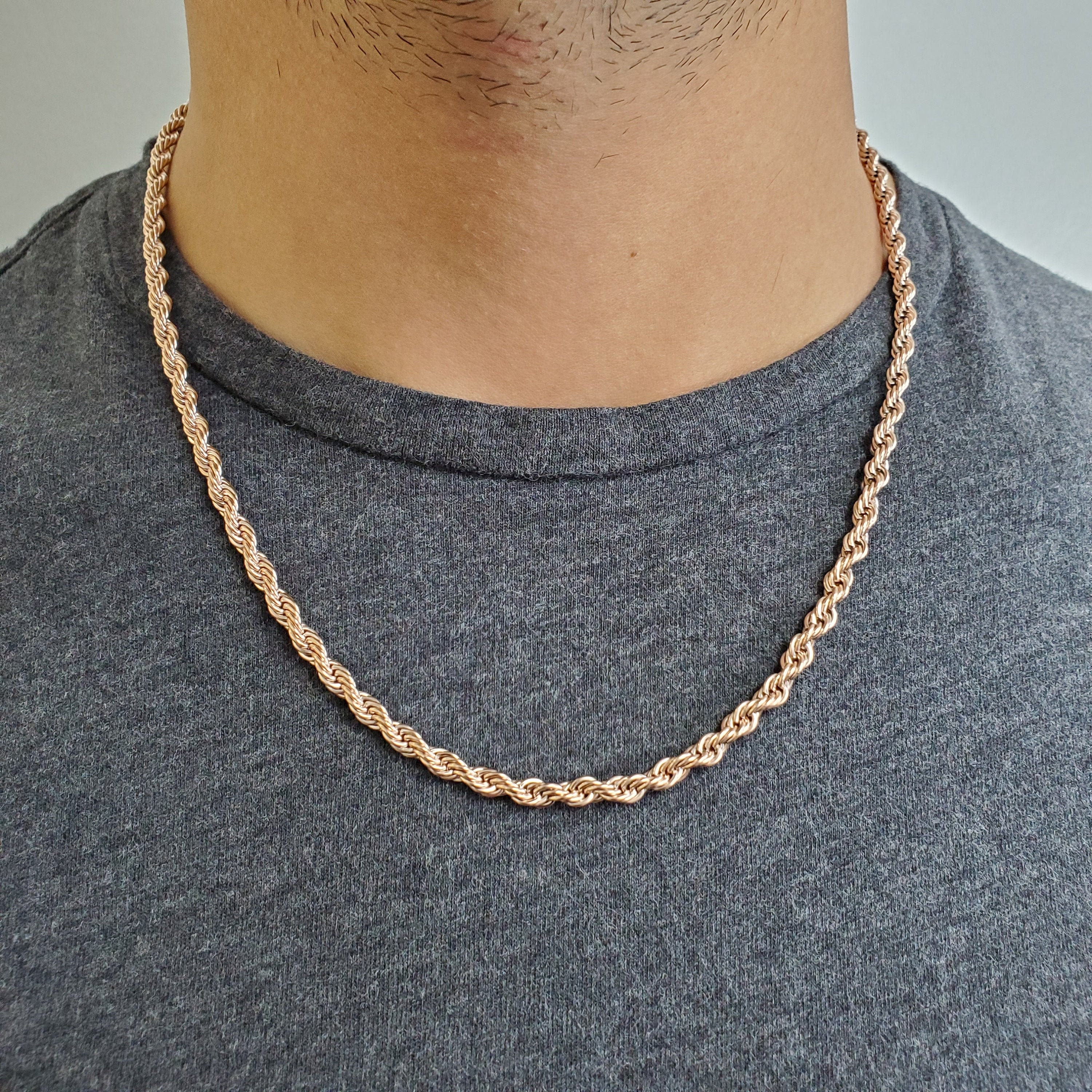 Rose Gold Rope Chain -  Canada