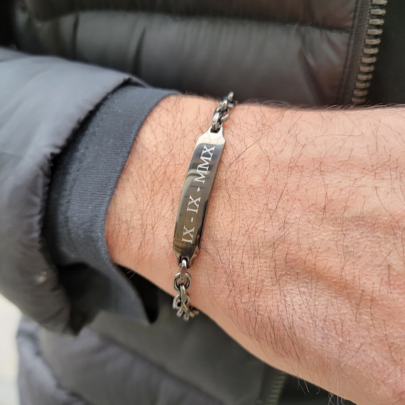 Metal id deals bracelet