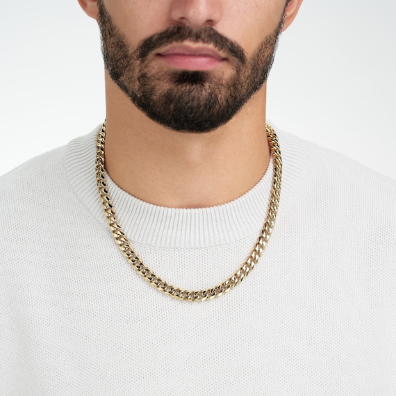 Brazilian Link Chain | Stainless Steel Gold Chain Necklace | PlayHardLookDope