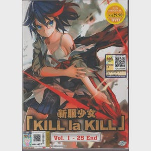 DVD Anime Kill La Kill Complete TV Series (1-25 End) English Dubbed, All Region