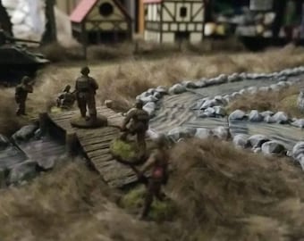 B9 STONE WALLS 28mm For wargame scerney and terrains 40k WW2