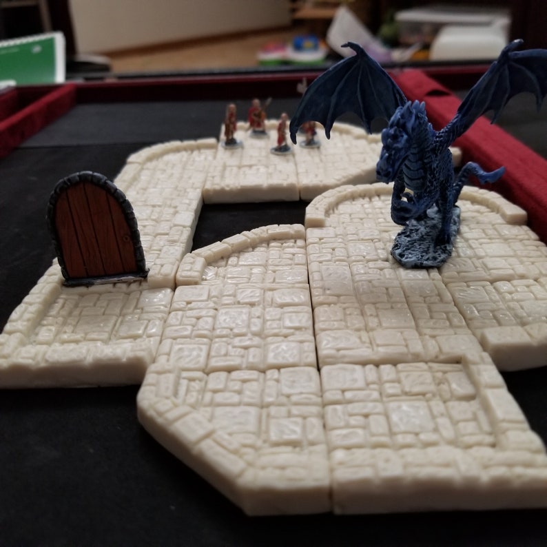 Fully Painted 15mm Modular Dungeon Tiles. ON SALE Etsy