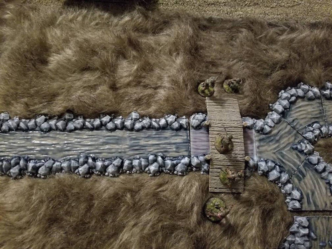 Wargames Terrain Modular River Set READY TO PLAY - Etsy