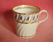 Georgian Porcelain Coffee Can Barr Worcester Antique China c.1800-1805