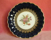 Victorian Coalport China Dessert Plate in 1st Period Worcester Style 1870s
