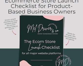 Ecommerce Store Launch Checklist – Printable PDF for Product-Based Business Owners