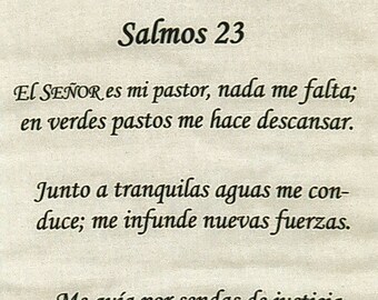 Salmo 23 English (KJV)/Spanish Reynes Valera