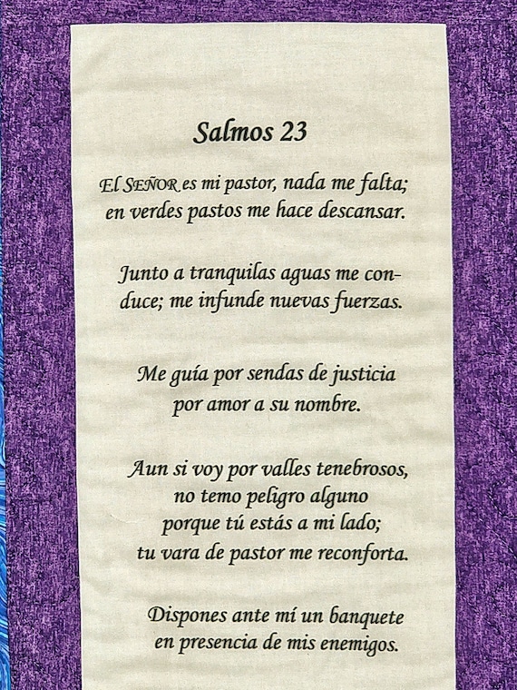 Salmos 23, tabla para cortar (Psalms 23 Cutting Board, Spanish)