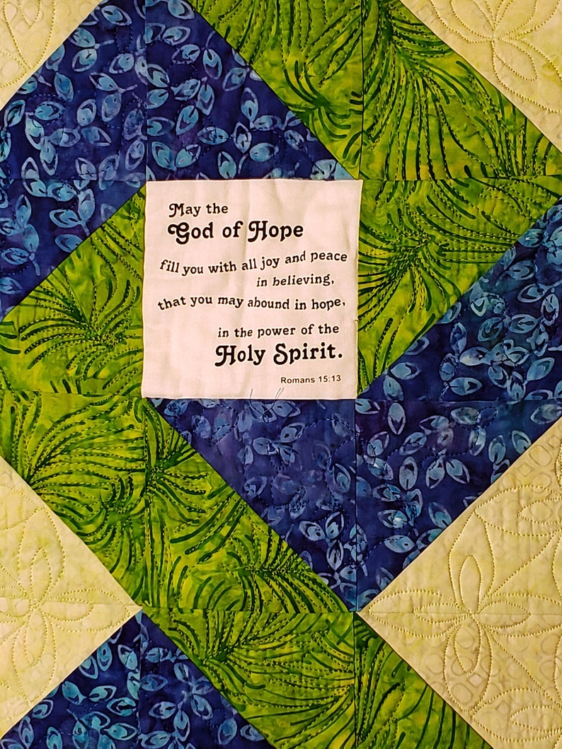 Bible Quilt Scripture Quilt Handmade Prayer Quilt Christian Etsy