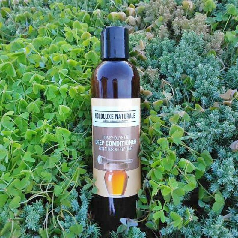 Honey Olive Oil Deep Conditioner For Thick Dry Hair Etsy