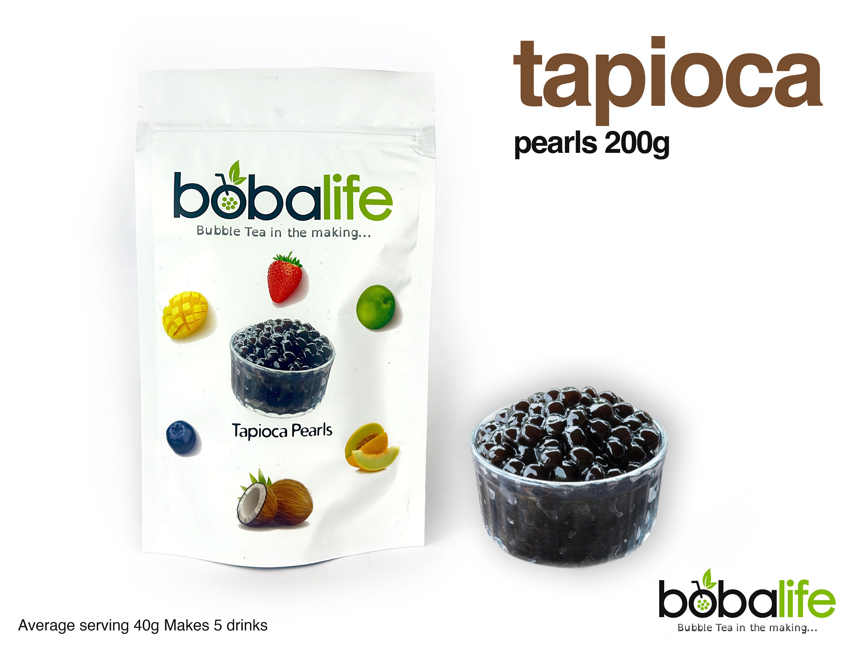 Bubble Tea Kit Gift Box Summerfruit Selection Makes 12 Drinks Suitable for  Vegans by Bobalife 