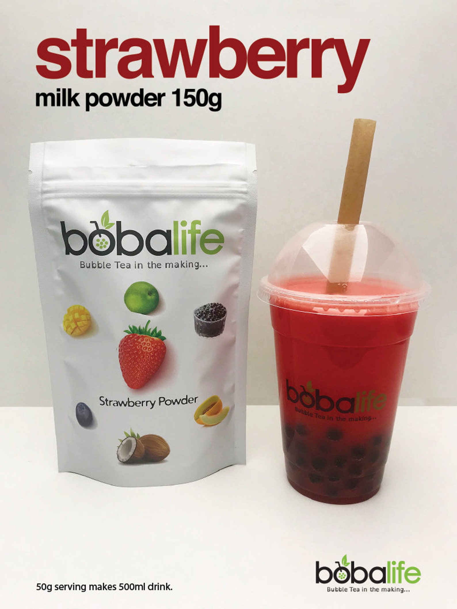 Bobalife Bubble Tea Kit Milk Selection Etsy UK