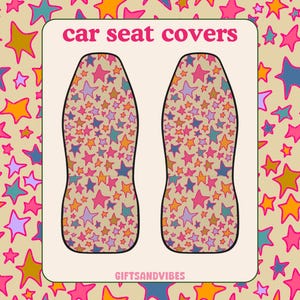 Cutsey Stars - Car Seat Covers Set of 2