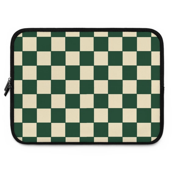 The Laptop Sleeve - Vintage Green Check